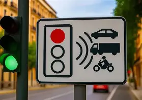 Señal S-991c DGT cámaras semáforo radar semáforo rojo nueva señal tráfico